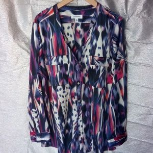 Calvin Klein Long Sleeve Button Down Shirt